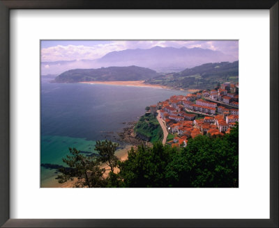 Port Town Of Lastres On Costa Verde, Asturias, Spain by Stephen Saks Pricing Limited Edition Print image