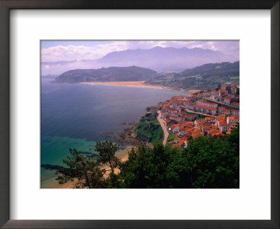 Port Town Of Lastres On Costa Verde, Asturias, Spain by Stephen Saks Pricing Limited Edition Print image
