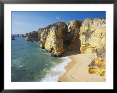 Dona Ana Beach And Coastline, Lagos, Western Algarve, Algarve, Portugal by Marco Simoni Pricing Limited Edition Print image