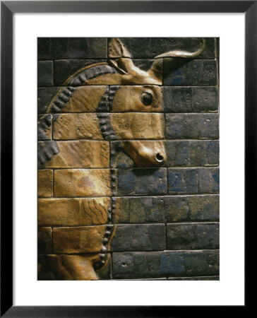 Babylonian Wall Tiles, Babylon, Iraq, Middle East by Christina Gascoigne Pricing Limited Edition Print image