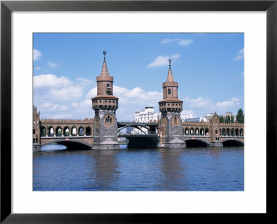 Oberbaum Bridge And River Spree, Berlin, Germany by Hans Peter Merten Pricing Limited Edition Print image