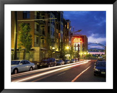 Headlights In The Pearl District, Portland, Oregon, Usa by Janis Miglavs Pricing Limited Edition Print image