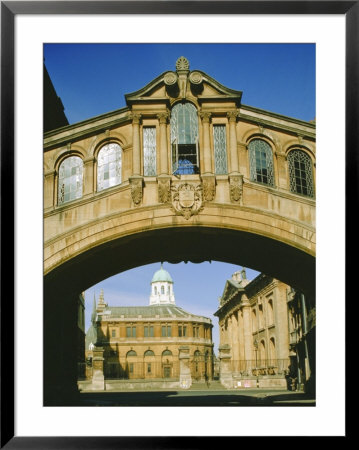 Bridge Of Sighs And The Sheldonian Theatre, Oxford, Oxfordshire, England, Uk by Philip Craven Pricing Limited Edition Print image