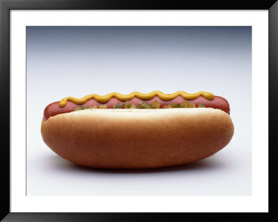 Hot Dog With Mustard And Relish by Howard Sokol Pricing Limited Edition Print image