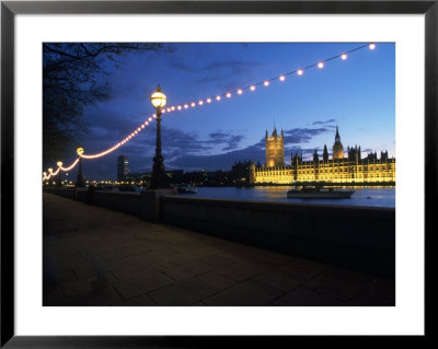 Parliament & Thames River, London, Uk by Dan Gair Pricing Limited Edition Print image