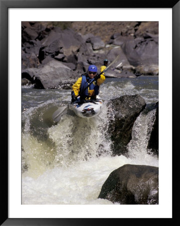 Rio Grande River Kayaking, New Mexico, Usa by Lee Kopfler Pricing Limited Edition Print image