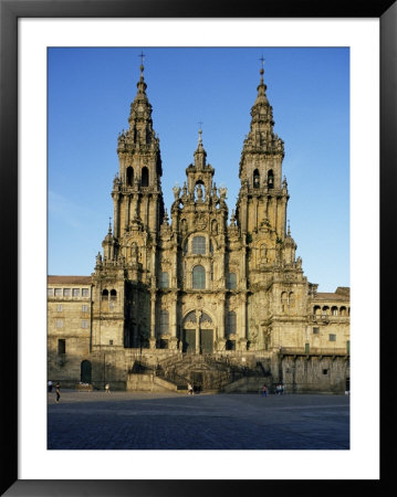 The Cathedral, Santiago De Compostela, Unesco World Heritage Site, Galicia, Spain by Michael Busselle Pricing Limited Edition Print image