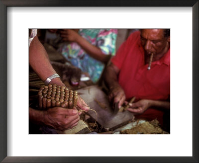 A Man Bundles Up A Bunch Of Finished Cigars In A Factory In Trinidad, Cuba, Trinidad, Cuba by Taylor S. Kennedy Pricing Limited Edition Print image