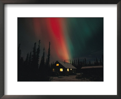 The Aurora Borealis Colors The Sky by Michael S. Quinton Pricing Limited Edition Print image