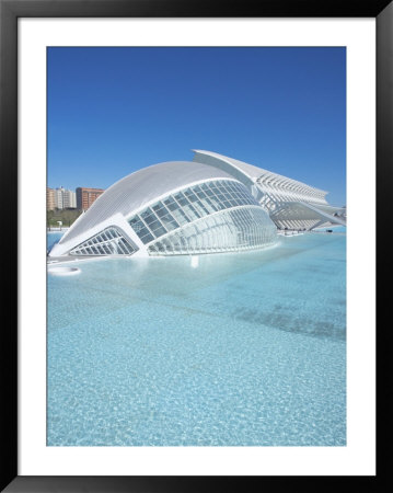 Hemisferic And In The Background Principe Felipe Science Museum, Valencia, Spain by Marco Simoni Pricing Limited Edition Print image