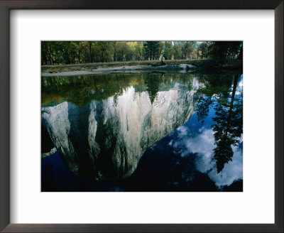 El Capitan Reflected In The Merced River, Yosemite National Park, Usa by John Elk Iii Pricing Limited Edition Print image
