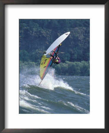 Windsurfing In Hood River, Oregon, Usa by Lee Kopfler Pricing Limited Edition Print image
