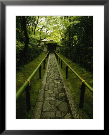 A Zen Path Leads To The Entrance To The Garden At Koto-In by Michael S. Yamashita Pricing Limited Edition Print image