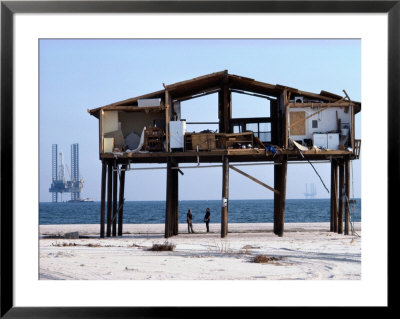 View Of A Beach House Damaged By A Hurricane by Paul Chesley Pricing Limited Edition Print image