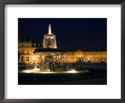 Neues Schloss At Schlossplatz (Palace Square), Stuttgart, Baden Wurttemberg, Germany by Yadid Levy Pricing Limited Edition Print image