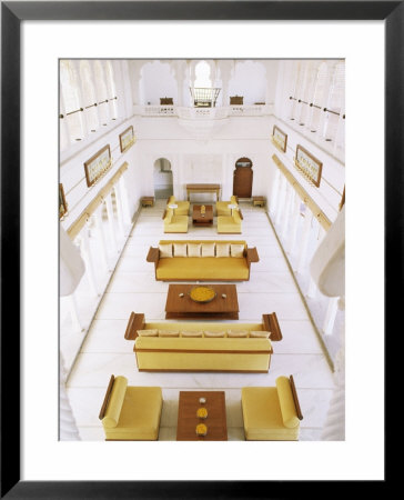 The Grand Durbar Hall, One Of Best Examples Of Contemporary Indian Interior Design, Near Udaipur by John Henry Claude Wilson Pricing Limited Edition Print image