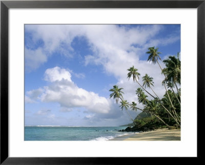 Palm Trees And Sea, Lalomanu Beach, Upolu Island, Western Samoa by Upperhall Pricing Limited Edition Print image
