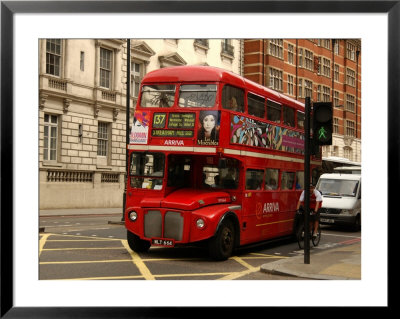 Double Decker Bus, London, England by Keith Levit Pricing Limited Edition Print image