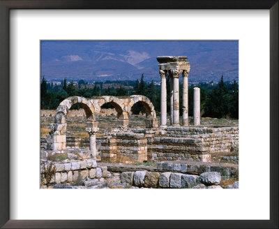 Tetrapylon From The Umayyad Period (Early 8Th Century), Bekaa Valley, Al Biqa, Lebanon by Jane Sweeney Pricing Limited Edition Print image