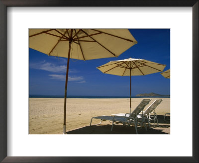 Pool Umbrella, Cabo San Lucas, Mexico by Jennifer Broadus Pricing Limited Edition Print image