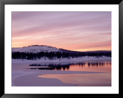 Sunset, Boca Reservoir, Truckee, Ca by Kyle Krause Pricing Limited Edition Print image
