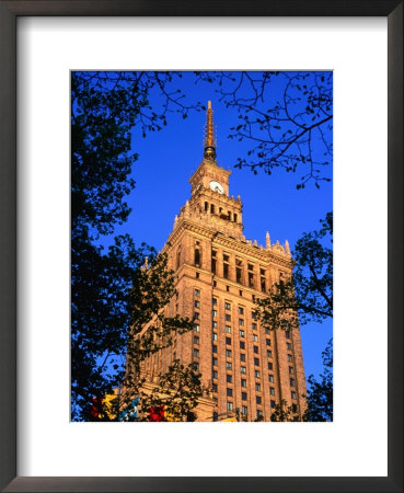 The Palace Of Culture And Science, Warsaw, Poland by Krzysztof Dydynski Pricing Limited Edition Print image