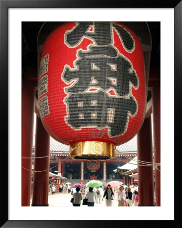 Giant Lantern At Senso-Ji Temple Asakusa, Tokyo, Japan by Greg Elms Pricing Limited Edition Print image