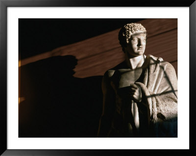 Statue Of Hercules At Thorvaldsens Museum, Copenhagen, Denmark by Martin Moos Pricing Limited Edition Print image