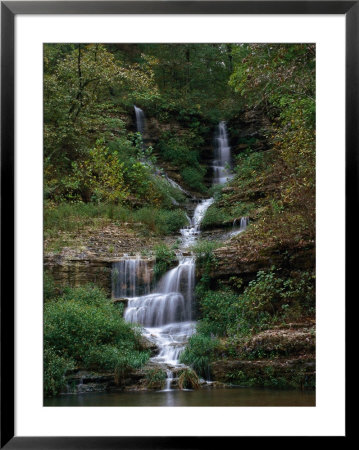 Waterfall, Dogwood Canyon, Arizona by Sherwood Hoffman Pricing Limited Edition Print image