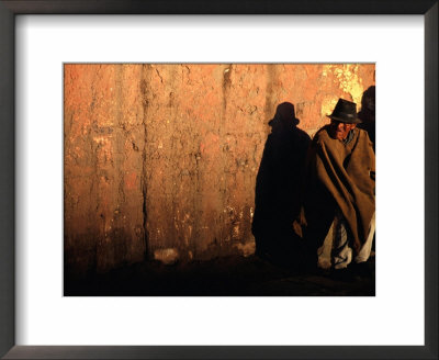 Local Man At Bolivia-Peru Border Near Town Of Puerto Acosta, Bolivia by Woods Wheatcroft Pricing Limited Edition Print image