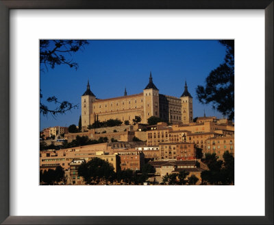 Alcazar Fort From Castillo De San Servando, Toledo, Castilla-La Mancha, Spain by Krzysztof Dydynski Pricing Limited Edition Print image