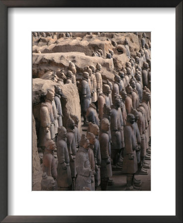Terra Cotta Warriors At Emperor Qin Shihuangdi's Tomb, China by Keren Su Pricing Limited Edition Print image