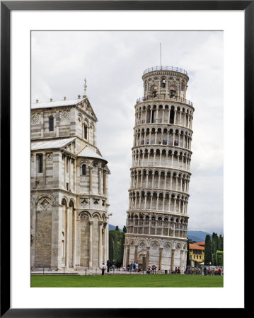 Leaning Tower Next To The Duomo Pisa, Pisa, Italy by Dennis Flaherty Pricing Limited Edition Print image