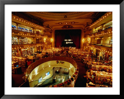 El Ateneo Bookstore, In An Old Gran Splendid Theatre Building From 1919, Buenos Aires, Argentina by Krzysztof Dydynski Pricing Limited Edition Print image
