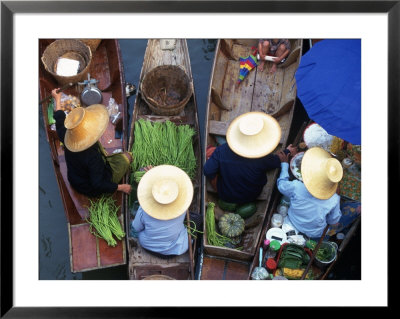Floating Market At Damnoen Saduak Canal, Thailand by Craig J. Brown Pricing Limited Edition Print image