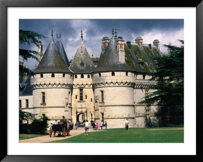 Horse-Drawn Carriage Arriving At Chateau Chaumont, Loire Valley, Chaumont-Sur-Loire, France by John Elk Iii Pricing Limited Edition Print image