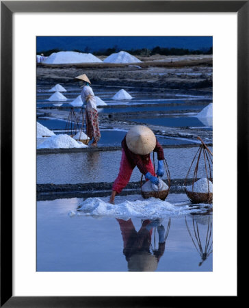 Salt-Field Workers On Salt Pans, South Central Coast, Vietnam by Mason Florence Pricing Limited Edition Print image