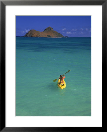 Woman Kayaking, Hi by Tomas Del Amo Pricing Limited Edition Print image