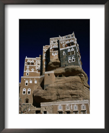 Rock Palace, Dar Al-Hajar, Wadi Dhahr, Yemen by Chris Mellor Pricing Limited Edition Print image