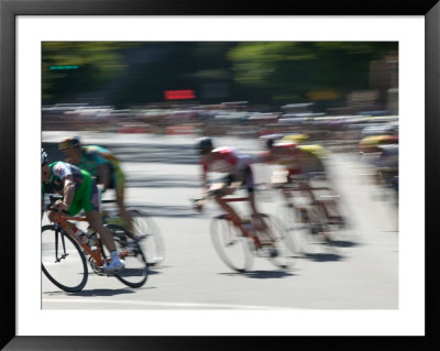 Bike Race, Downtown San Francisco, California, Usa by Walter Bibikow Pricing Limited Edition Print image