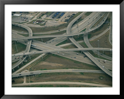 Aerial View Of Intersecting Highways by Joel Sartore Pricing Limited Edition Print image