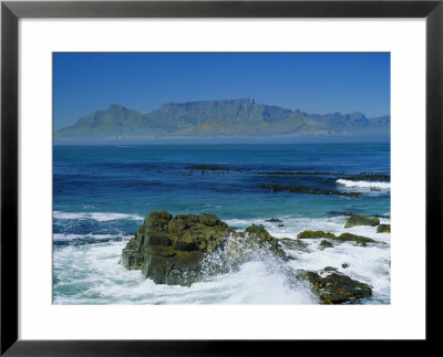 Table Mountain Viewed From Robben Island, Cape Town, South Africa by Amanda Hall Pricing Limited Edition Print image