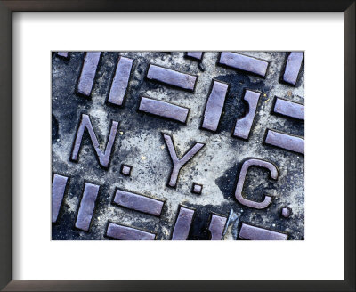 Personnel Hole Cover, New York City, New York, Usa by Richard I'anson Pricing Limited Edition Print image