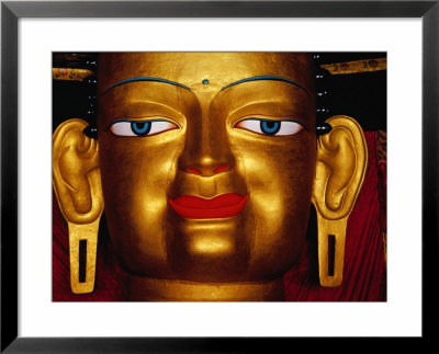 Shakyamuni Buddha Statue At Shey Monastery, Ladakh, India by Richard I'anson Pricing Limited Edition Print image