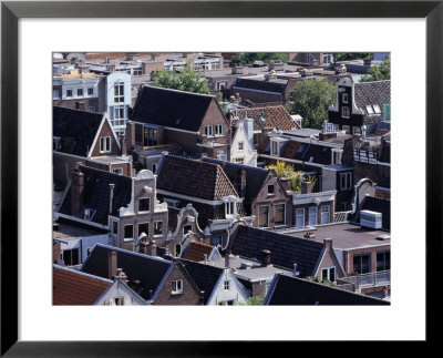 High-Pitched Roof-Tops Of Houses, Amsterdam, Netherlands by Rick Gerharter Pricing Limited Edition Print image