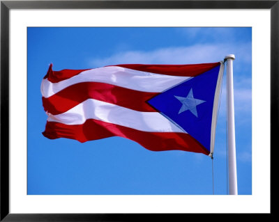 Puerto Rican Flag, San Juan, Puerto Rico by John Elk Iii Pricing Limited Edition Print image