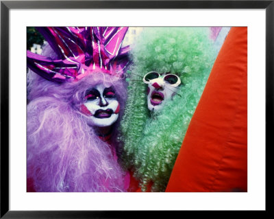 Revellers In Lavish Costumes And Wigs At Brazil's Famous Annual Carnival, Rio De Janeiro, Brazil by John Maier Jr. Pricing Limited Edition Print image