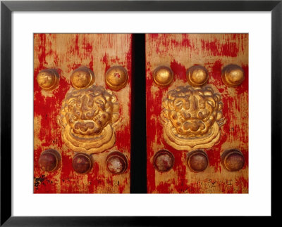 Weathered Doors Of The Wanfung Art Gallery, Dongcheng, Beijing, China, by Phil Weymouth Pricing Limited Edition Print image