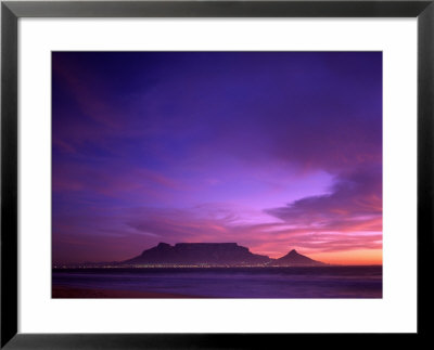 Table Mountain, Sunset, Cape Town, South Africa by Steve Vidler Pricing Limited Edition Print image