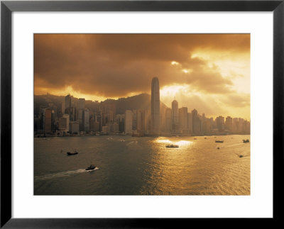 Hong Kong Skyline From Kowloon, China by Jon Arnold Pricing Limited Edition Print image